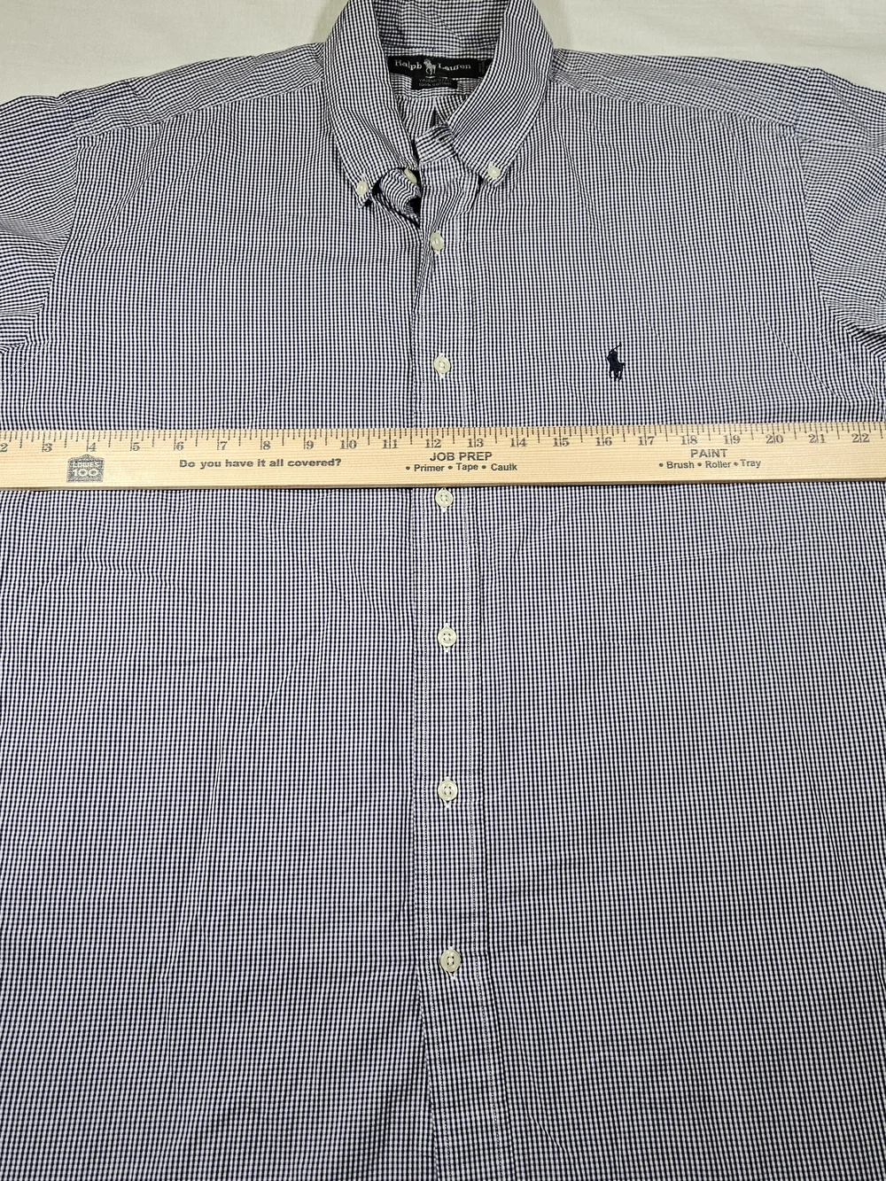 Vintage Polo Ralph Lauren Men's Yarmouth Gingham Check Shirt 16 34/35 Large